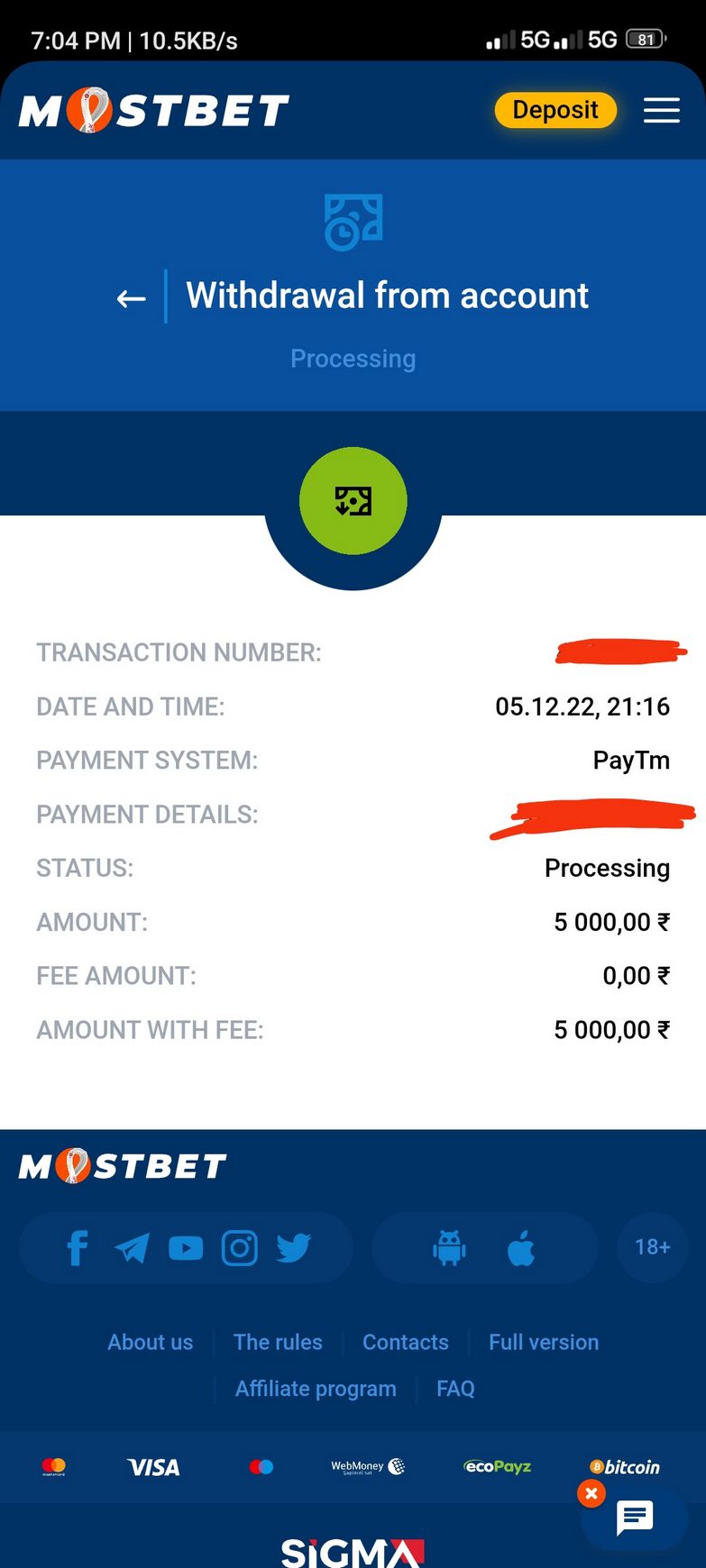 Site do Cassino Mostbet em Portugal